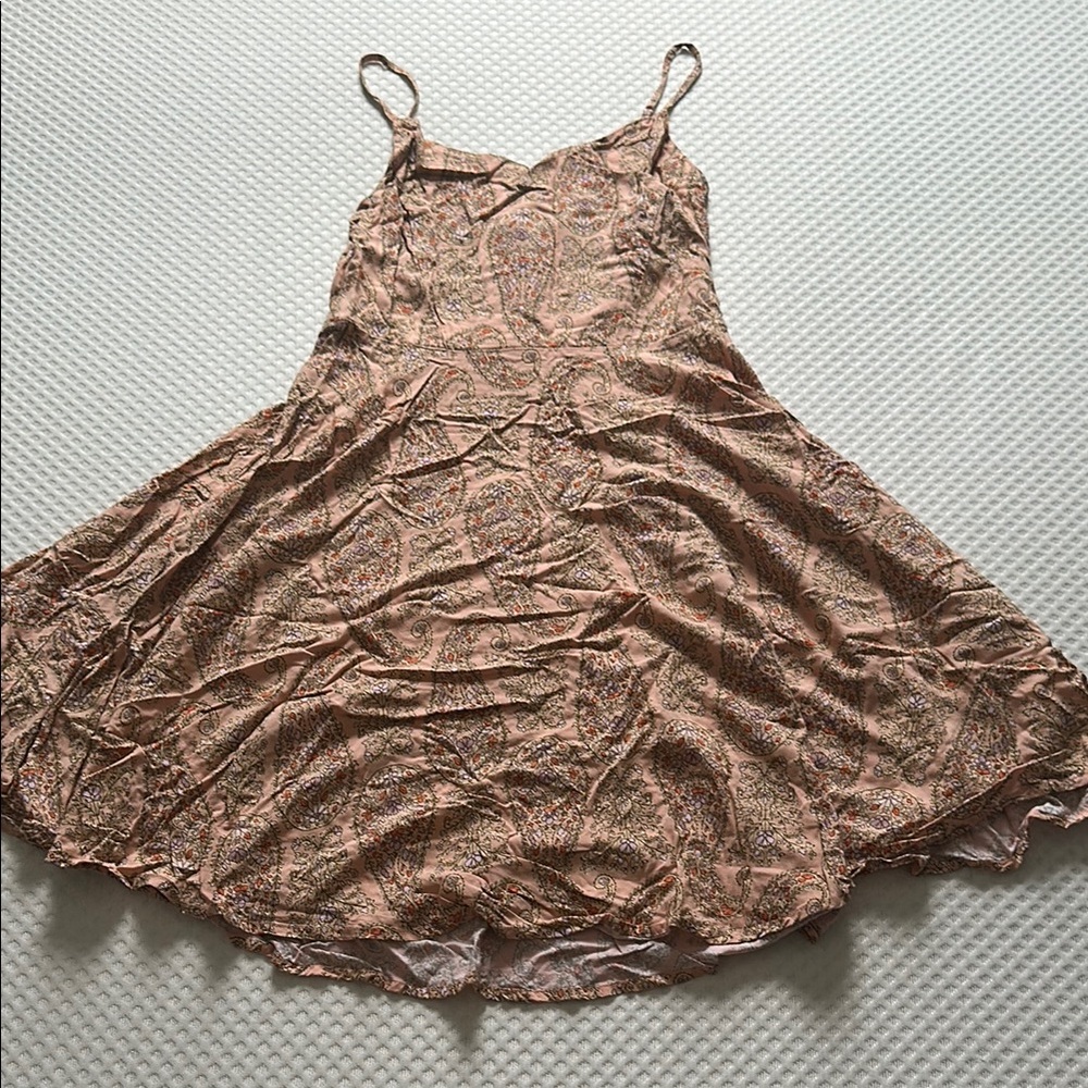 Paisley Spaghetti Strap Dress
